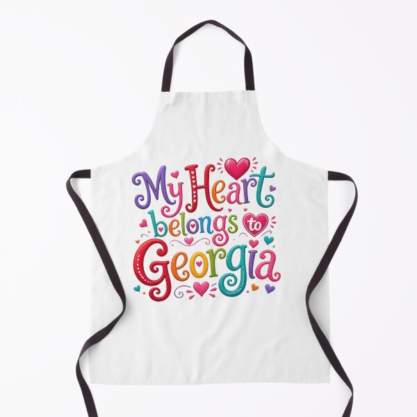 Item preview, My Heart Belongs to Georgia - Cute Souvenir Travelers Gift for Men Women & Kids  designed and sold by Mozaic Clothes.