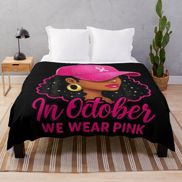 Item preview, October We Wear Pink Breast Cancer Awareness Women designed and sold by Khescoiu.