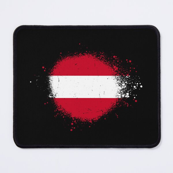 Item preview, Austria Flag Spray Paint Splatter Style designed and sold by DelfDesign.