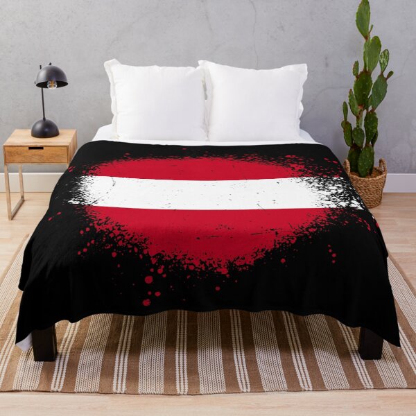 Item preview, Austria Flag Spray Paint Splatter Style designed and sold by DelfDesign.