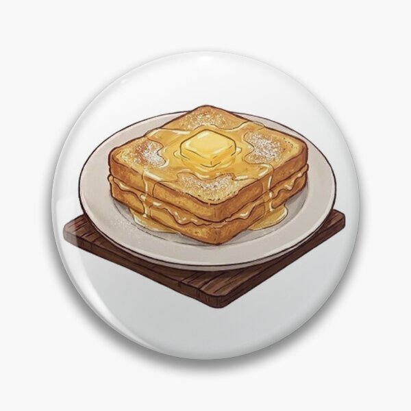Item preview, Delicious French Toast with Butter and Syrup  designed and sold by PetalsPaws.