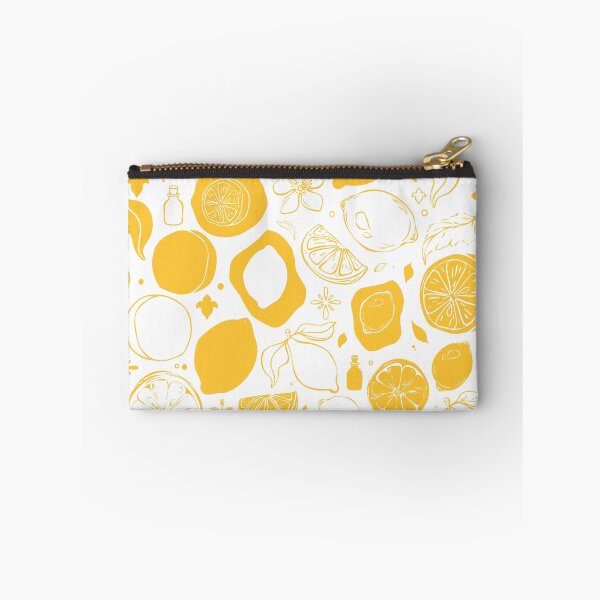 Item preview, Golden Lemon Line Art Pattern designed and sold by Sagi Jane Art.