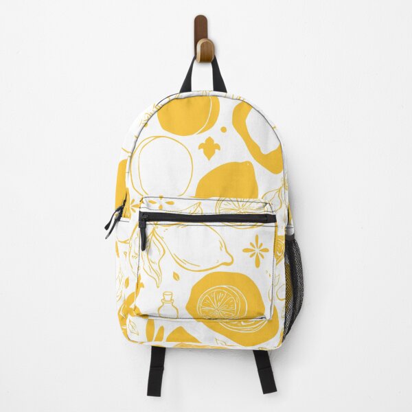 Item preview, Golden Lemon Line Art Pattern designed and sold by Sagi Jane Art.