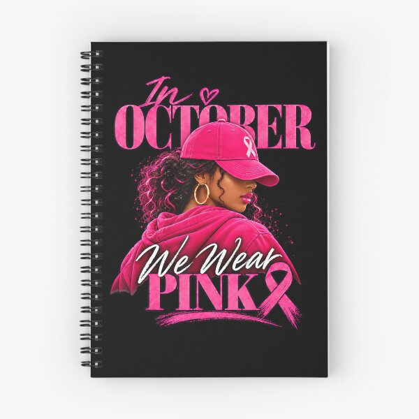 Item preview, October We Wear Pink Breast Cancer Awareness Women designed and sold by Khescoiu.