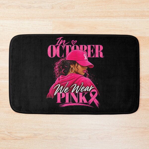 Item preview, October We Wear Pink Breast Cancer Awareness Women designed and sold by Khescoiu.