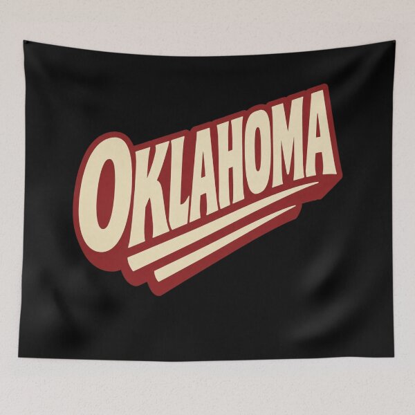 Item preview, Oklahoma Retro Wordmark designed and sold by HoDoan.