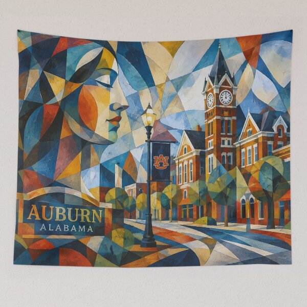 Item preview, Auburn, Alabama Painting – Beautiful Place in the United States of America. designed and sold by GalleryKauffeld.