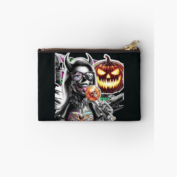 Item preview, Halloween Demon Girl Lollipop Glasses Pumpkin designed and sold by Voodoo Store Paranormal Collections.