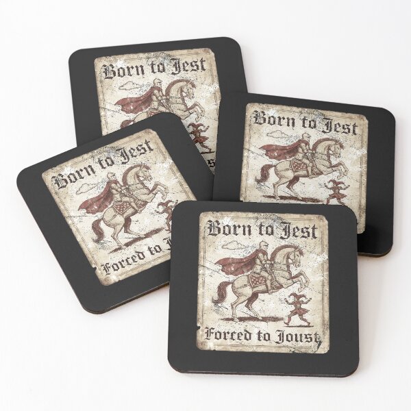 Item preview, Born To Jest Forced To Joust Funny Medieval Knight Jester Vintage Meme designed and sold by CarlaKaise.