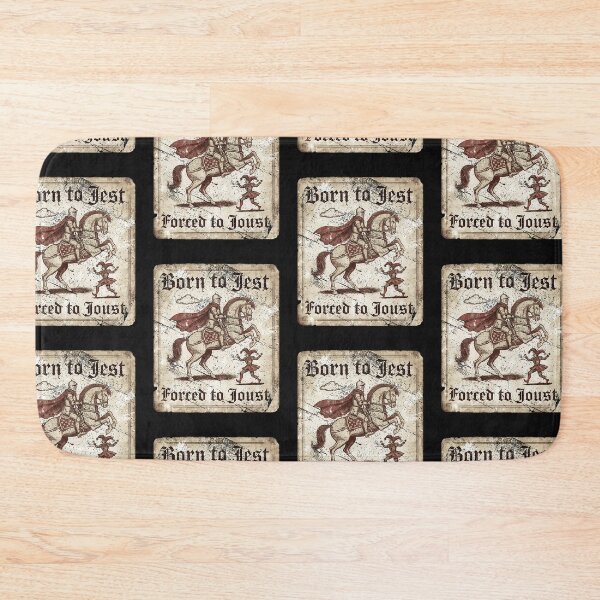 Item preview, Born To Jest Forced To Joust Funny Medieval Knight Jester Vintage Meme designed and sold by CarlaKaise.