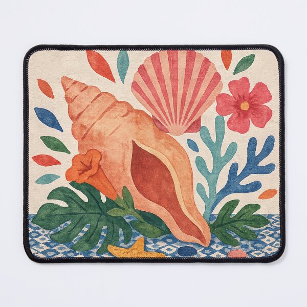 Item preview, Matisse-Inspired Coastal Shells & Mediterranean Still Life designed and sold by Tamas Das.