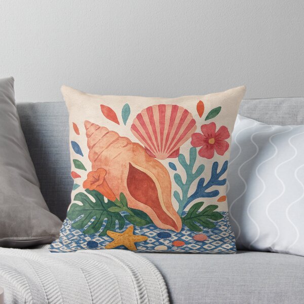 Item preview, Matisse-Inspired Coastal Shells & Mediterranean Still Life designed and sold by Tamas Das.