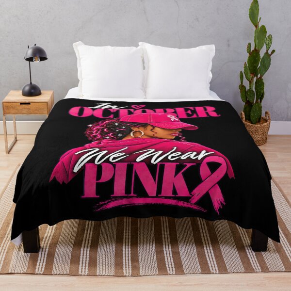 Item preview, October We Wear Pink Breast Cancer Awareness Women designed and sold by Khescoiu.