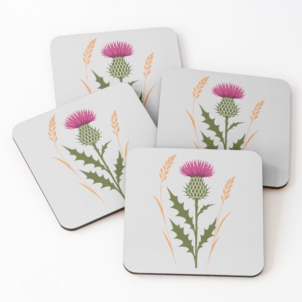 Item preview, Purple Thistle with Golden Wheat Stems designed and sold by hattie's.