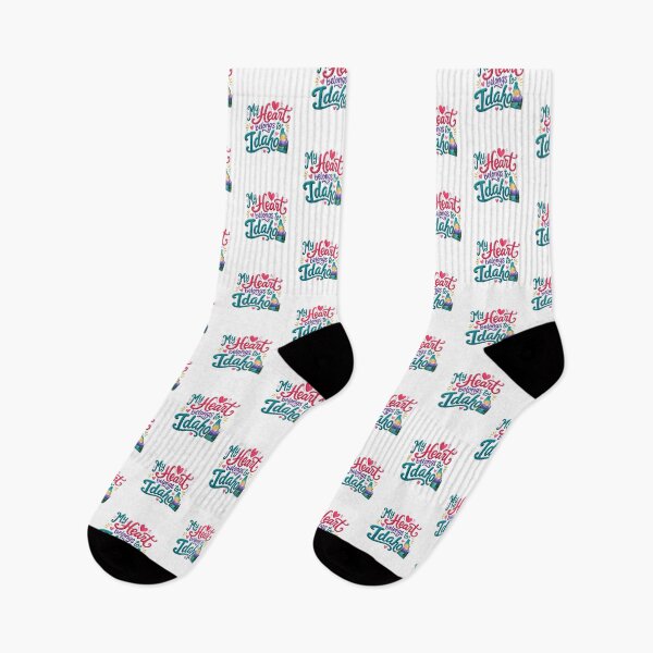 Item preview, My Heart Belongs to Idaho - Cute Souvenir Travelers Gift for Men Women & Kids  designed and sold by Mozaic Clothes.