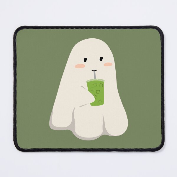 Item preview, matcha lover ghost designed and sold by PeachyLitchi.