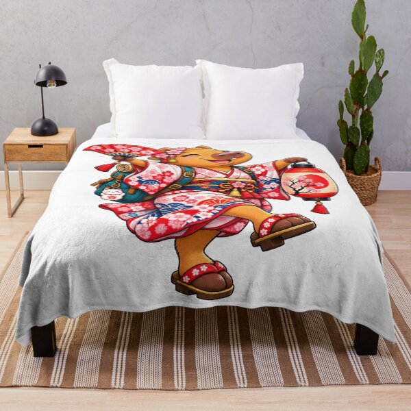 Item preview, Cute Japan Capybara – Sakura Festival Travel Adventure designed and sold by CapybaraTravels.