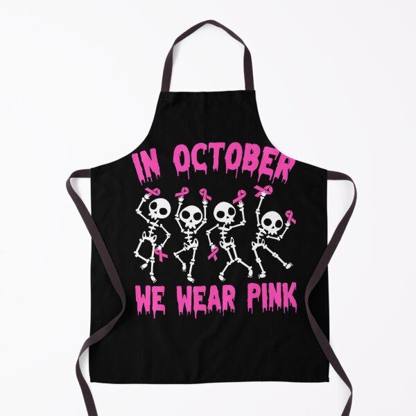 Item preview, October We Wear Pink Breast Cancer Awareness Skeleton designed and sold by Khescoiu.
