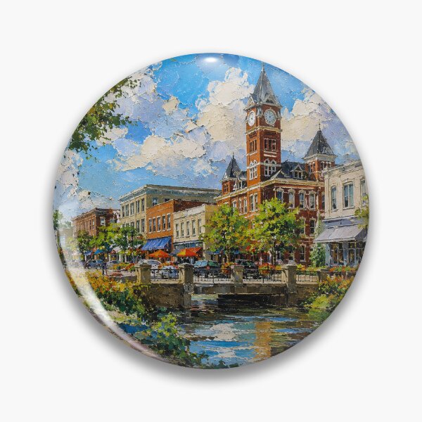 Item preview, Auburn, Alabama Painting – Beautiful Place in the United States of America. designed and sold by GalleryKauffeld.