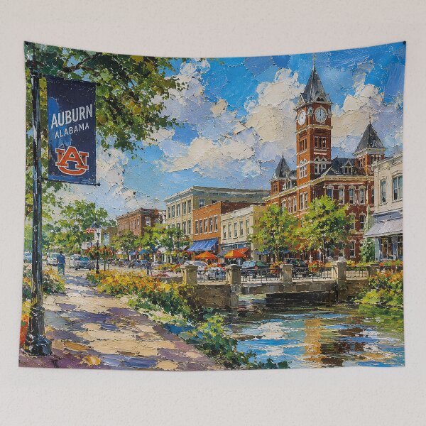 Item preview, Auburn, Alabama Painting – Beautiful Place in the United States of America. designed and sold by GalleryKauffeld.