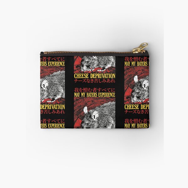 Item preview, May My Haters Experience Cheese Deprivation Funny Rat Japanese Poster Sarcastic Meme designed and sold by CarlaKaise.