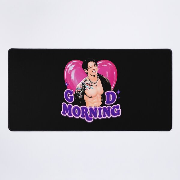 Item preview, Jungkook ABS Good Morning Pink Heart designed and sold by vdzooart.