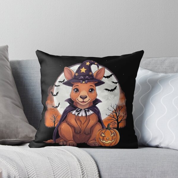 Item preview, Cute Kangaro Halloween Witch Dog Pumpkin Spooky Night designed and sold by Anime  ⭐⭐⭐⭐⭐.