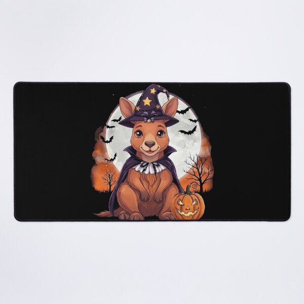 Item preview, Cute Kangaro Halloween Witch Dog Pumpkin Spooky Night designed and sold by Anime ⭐⭐⭐⭐⭐.