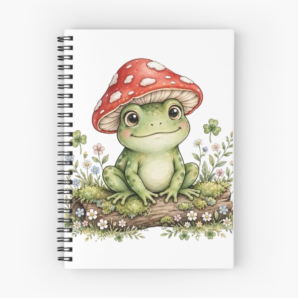 Item preview, Cottagecore Frog Mushroom Hat Cute Kawaii Sticker designed and sold by dostielee.