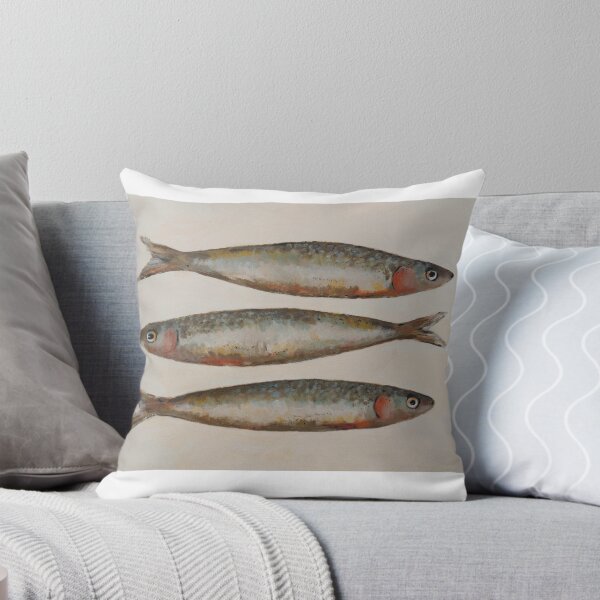 Item preview, Three Sardines – Coastal Fish Art designed and sold by MiCarmoart.