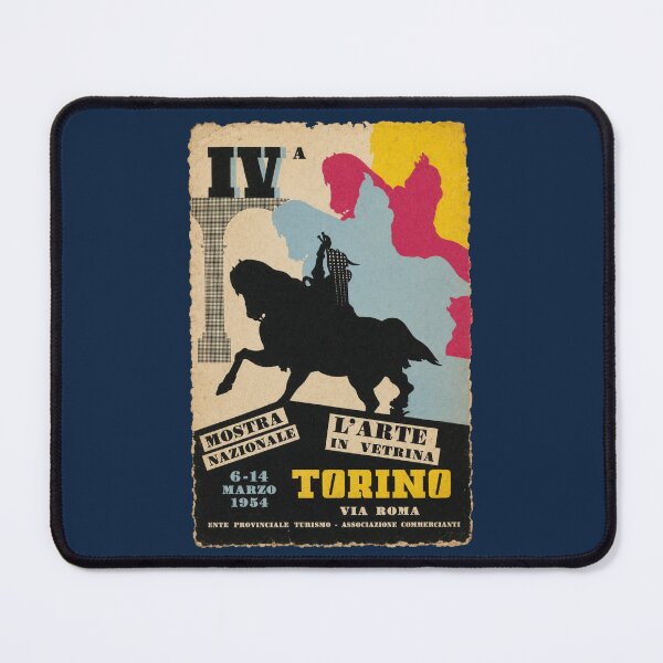Item preview, Turin Art Exhibition 1954 - Vintage Italian Poster designed and sold by Torinostalgia.