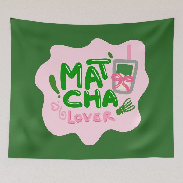 Item preview, matcha lover designed and sold by PeachyLitchi.