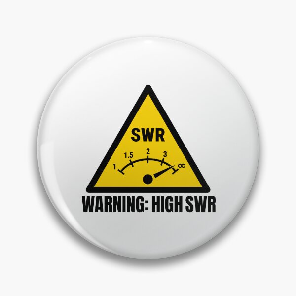 Item preview, Ham Radio High SWR Warning Sign for Operators designed and sold by AnnSign.