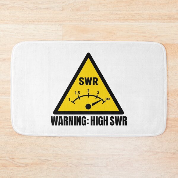 Item preview, Ham Radio High SWR Warning Sign for Operators designed and sold by AnnSign.