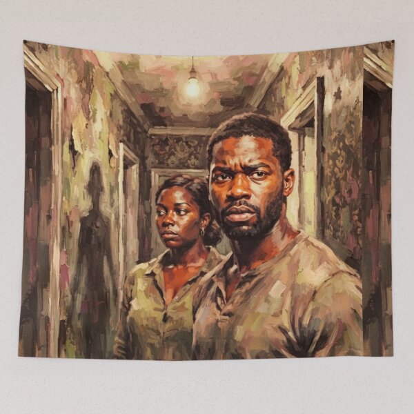 Item preview, His House Psychological Horror Fine Art Tribute designed and sold by Art's Diner.