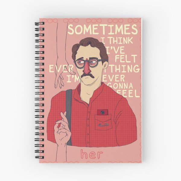 Item preview, Her Movie Quote Illustration Theodore Twombly Fan Art Minimalist Cinematic Poster designed and sold by Borgyart.