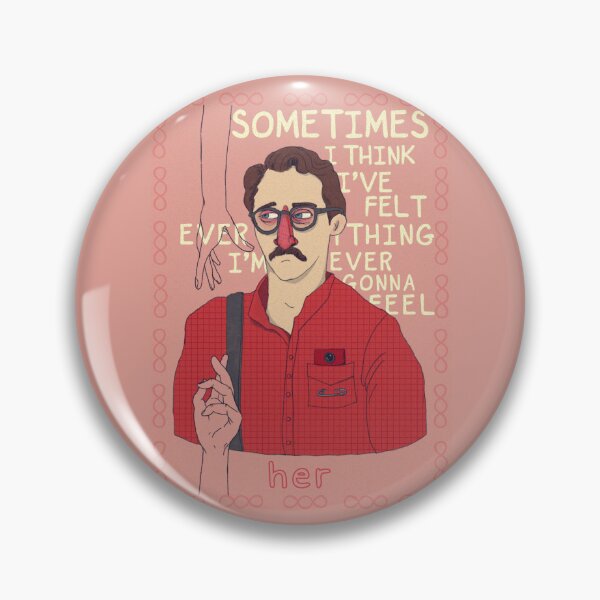 Item preview, Her Movie Quote Illustration Theodore Twombly Fan Art Minimalist Cinematic Poster designed and sold by Borgyart.