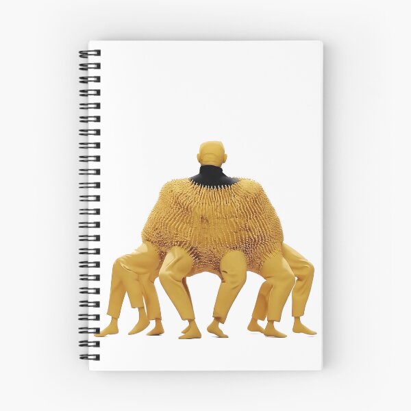 Item preview, Abstract Multi Legged Yellow Figure Art designed and sold by Yellow Zone.