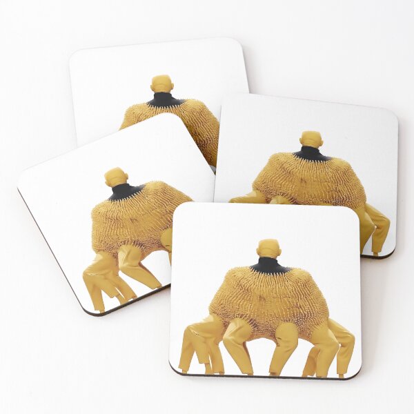 Item preview, Abstract Multi Legged Yellow Figure Art designed and sold by Yellow Zone.