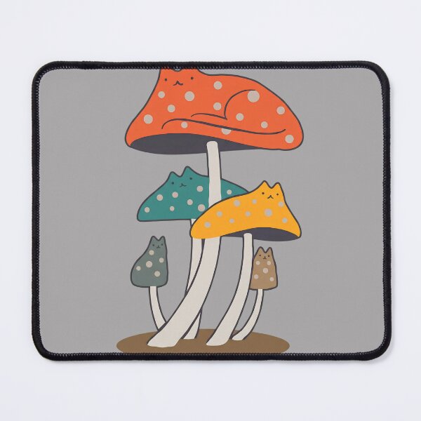 Item preview, Cat Mushroom Cluster Funny Fungi Cute Art-18 designed and sold by SaschTolle.