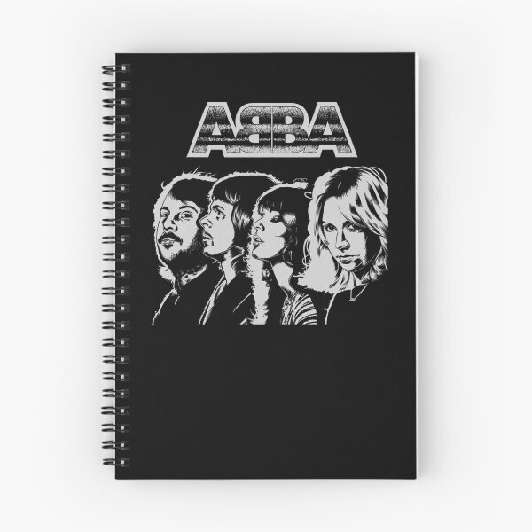 Item preview, ABBA Monochrome Vintage Band Portrait Design designed and sold by EmersLowe.