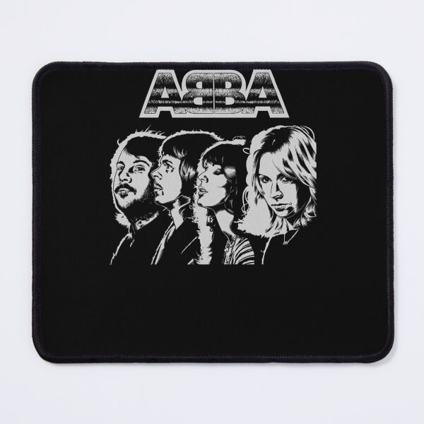 Item preview, ABBA Monochrome Vintage Band Portrait Design designed and sold by EmersLowe.