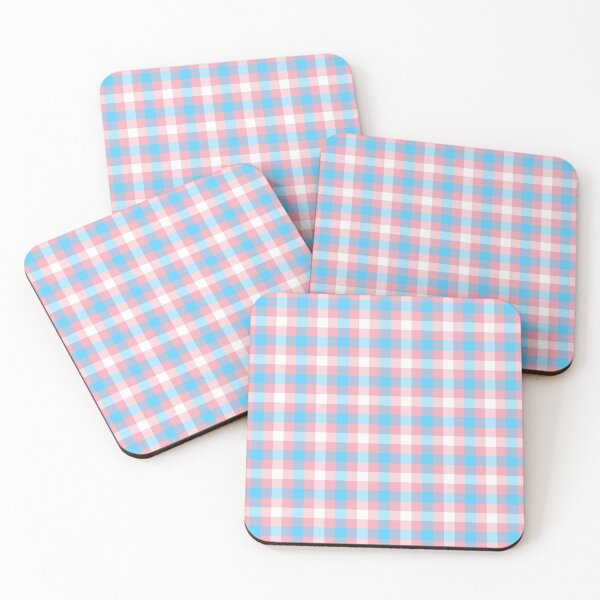 Item preview, Transgender Pride Pastel Gingham Plaid Pattern designed and sold by The-Repository.