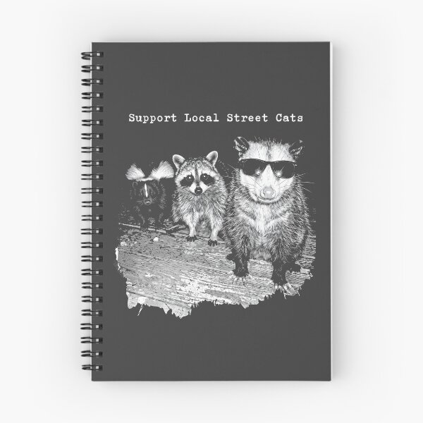 Item preview, Support Local Street Cats - Raccoon Skunk Possum designed and sold by Darkifun.