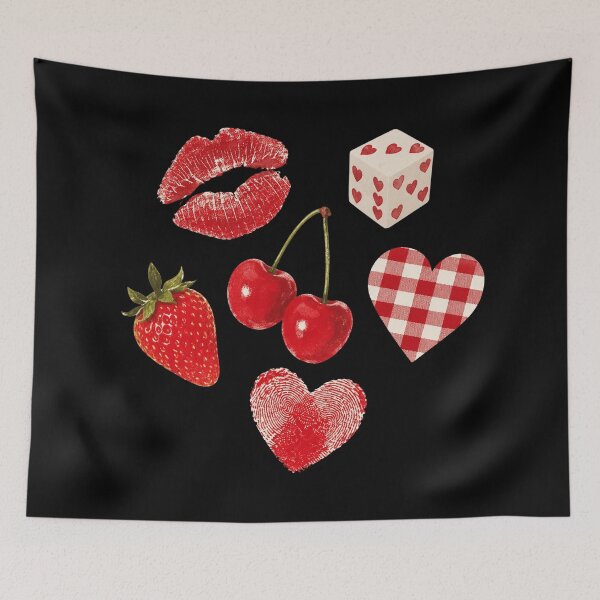Item preview, Vintage Fruit Hearts designed and sold by AzariaAdams174.