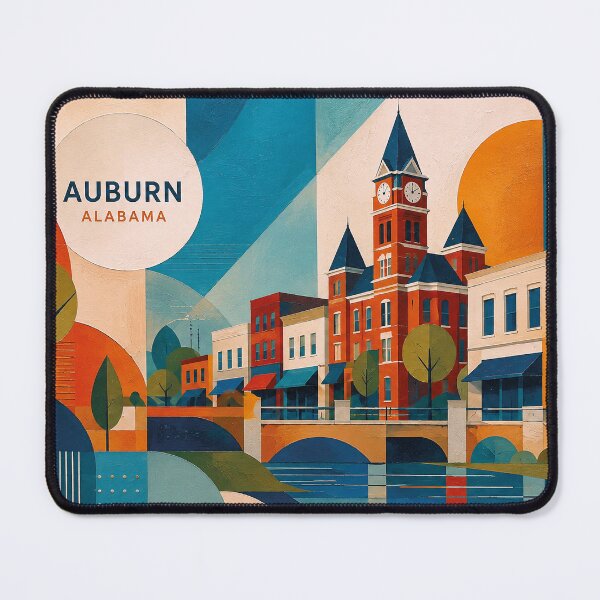 Item preview, Auburn, Alabama Painting – Beautiful Place in the United States of America. designed and sold by GalleryKauffeld.