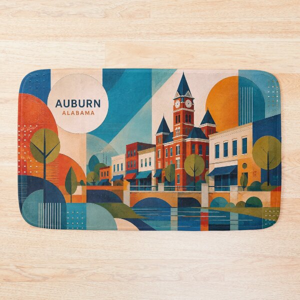 Item preview, Auburn, Alabama Painting – Beautiful Place in the United States of America. designed and sold by GalleryKauffeld.