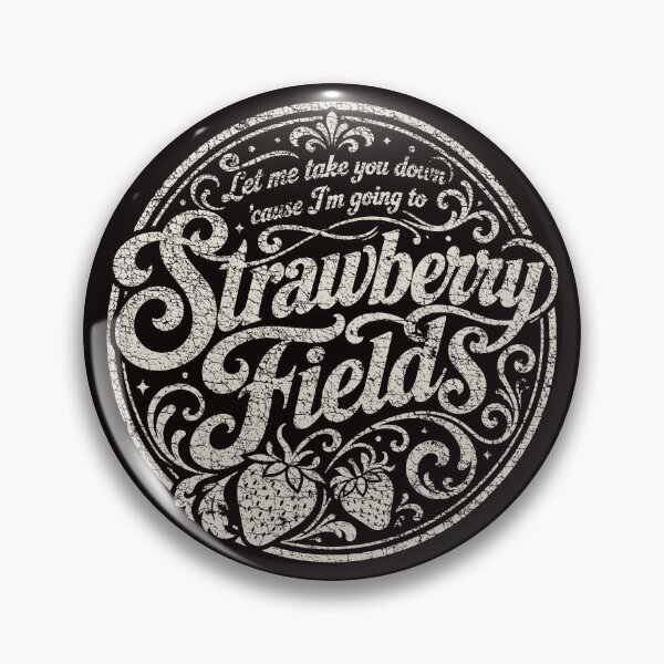 Item preview, Strawberry Fields – Classic Rock Design designed and sold by rockthatshirt.