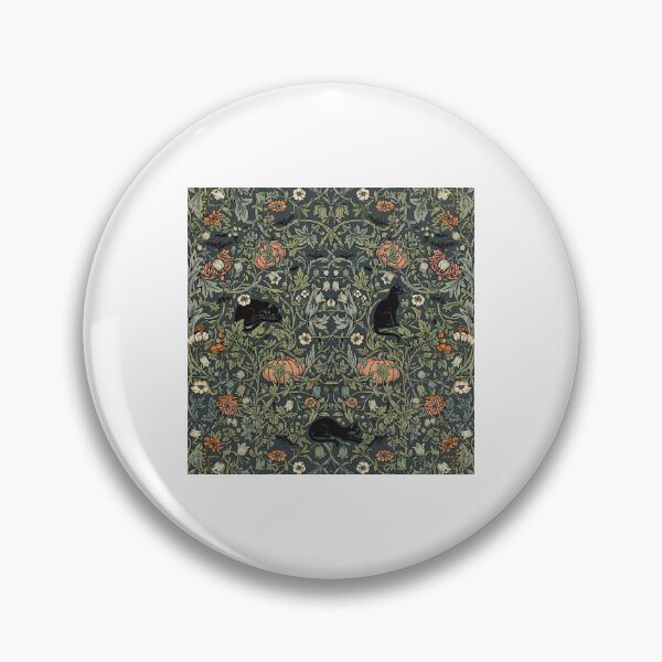 Item preview, Vintage Halloween Botanical Pattern - Black Cats Pumpkins and Bats - Gothic Floral Tapestry designed and sold by Mittu96.