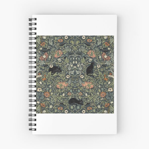 Item preview, Vintage Halloween Botanical Pattern - Black Cats Pumpkins and Bats - Gothic Floral Tapestry designed and sold by Mittu96.